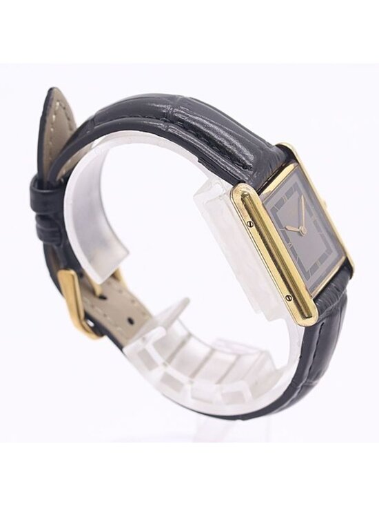 Cartier and Must Tank Quartz Gray Dial Watch main image 4
